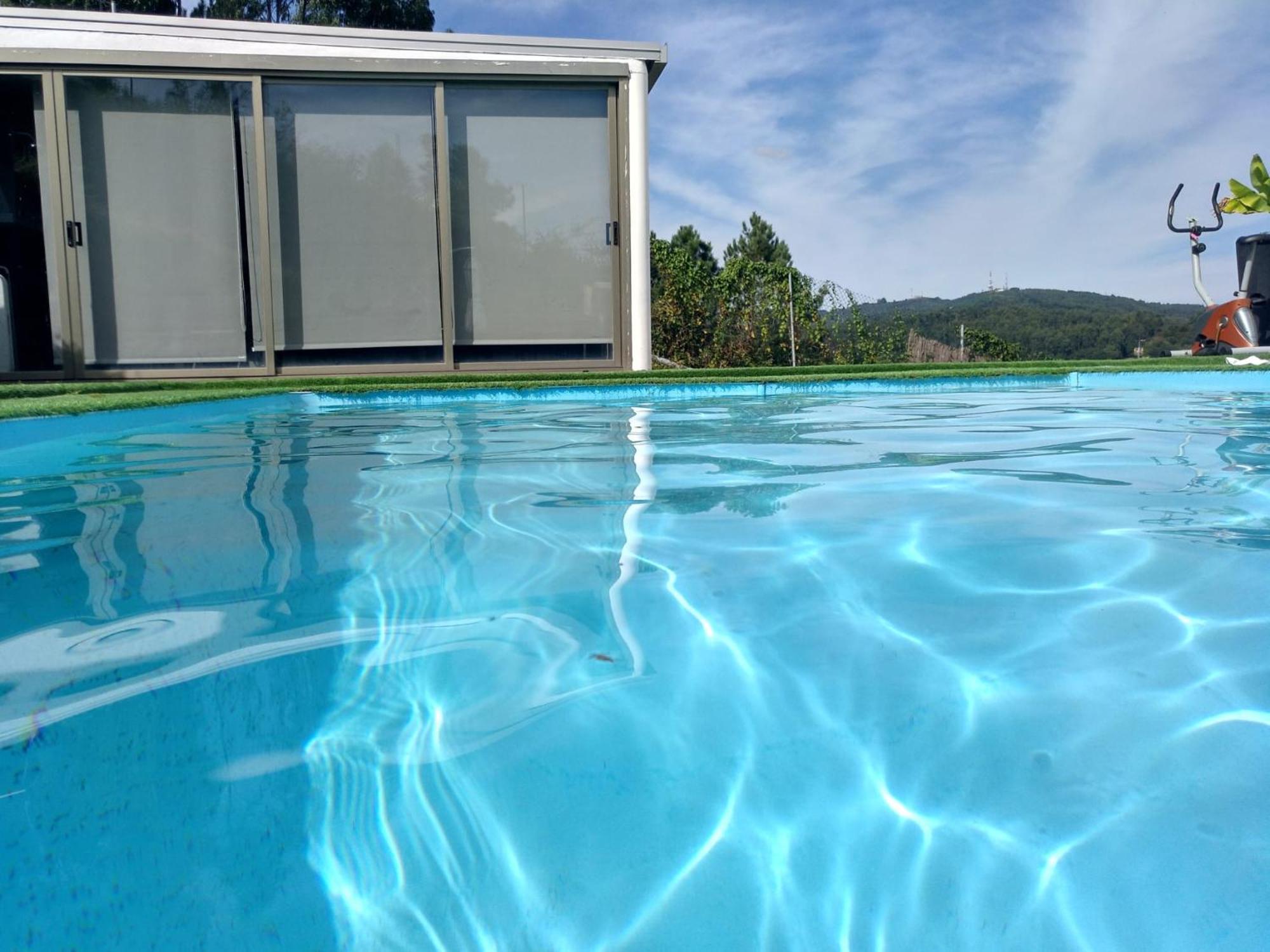 圣地亚哥－德孔波斯特拉Casa Rocha Velha Con Terraza Y Piscina Particular公寓 外观 照片